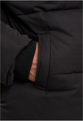 Puffer Jacket With Flap Hood Jacka för herr regular – svart