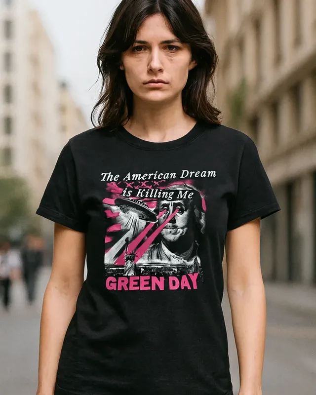 Green Day - Abduction Girly Tee