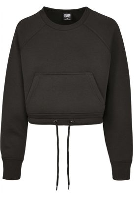 Oversized short raglan shirt