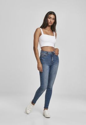 Ladies High Waist Skinny Jeans