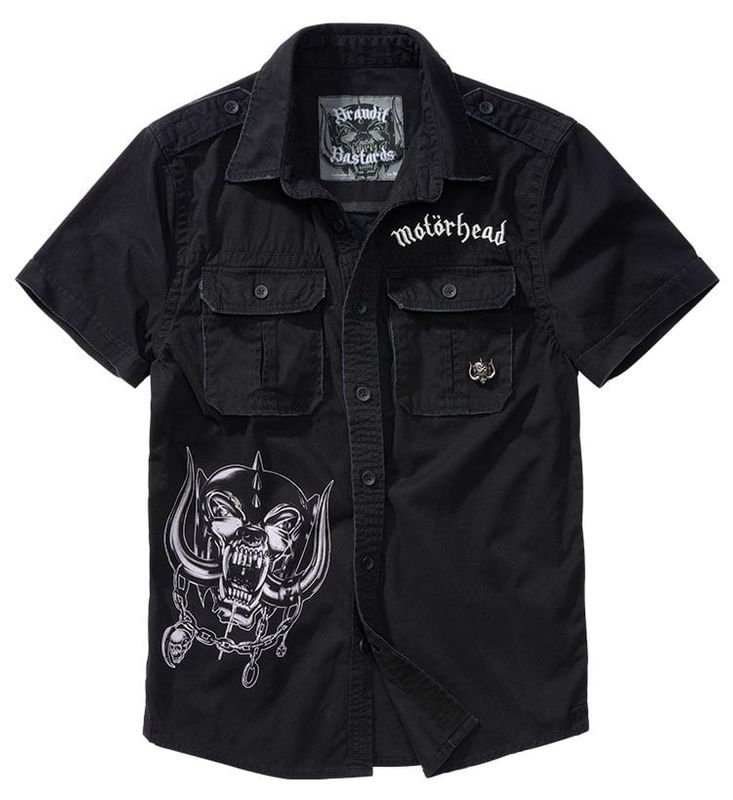Motörhead kortærmet vintage skjorte