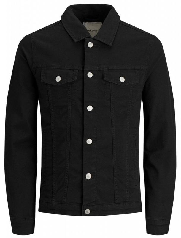 Black denim jacket men