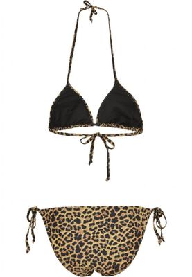 Leopard patterned bikini