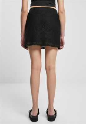 Ladies Crochet Lace Mini Skirt