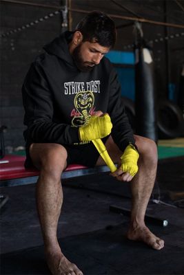Strike First - Strike Hard - No Mercy Epic Hoodie Mand