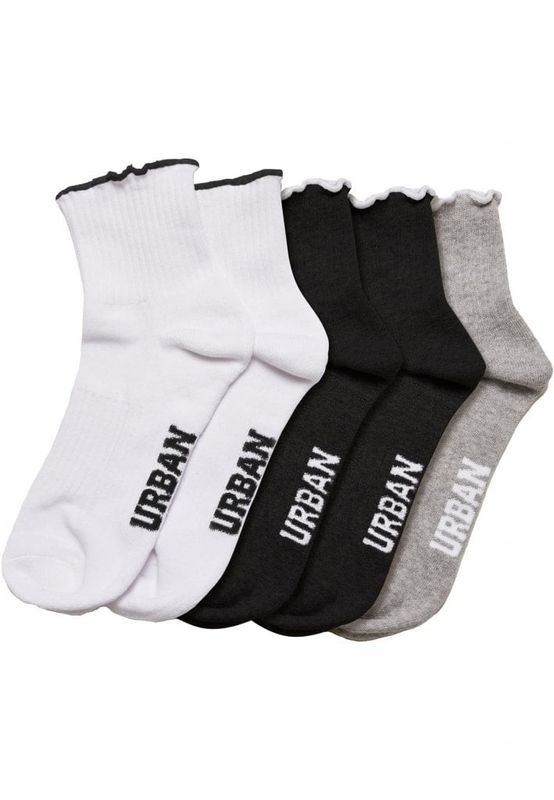 Girly Small Edge Socks 4-Pack