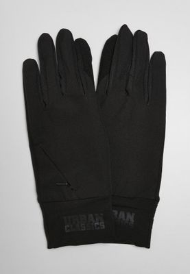 Black finger gloves