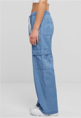 Dame cargo jeans - løs pasform