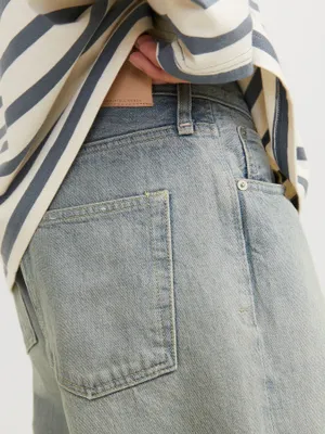 Blågrå baggy fit jeans herr - ALEX