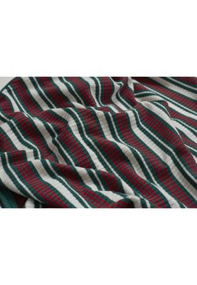 Stribet sweater uden arme