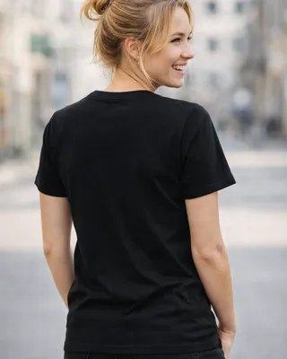 Castrol Motor Oil T-shirt dam i svart