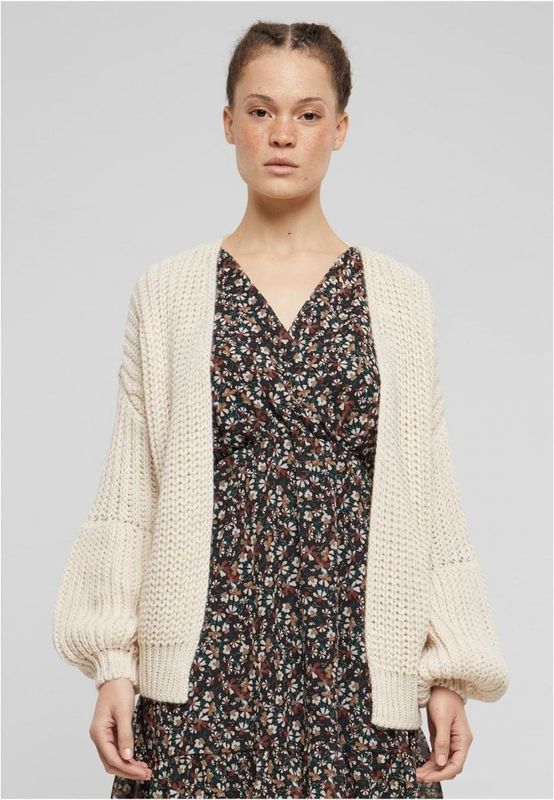 Women's thick knitted cardigan