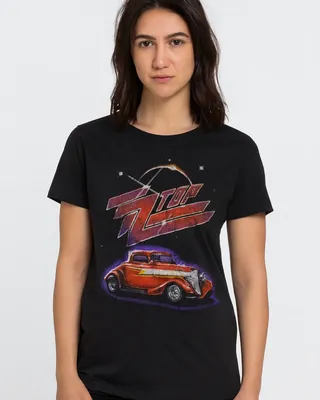 ZZ Top Eliminator Glow T-shirt dam i svart