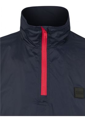 Pull over jacket with collar