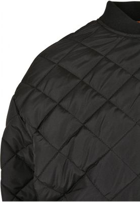 Oversize quiltad bomberjacka dam