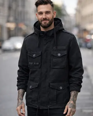 Respite Jacka för herr – svart