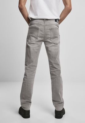 Light gray worn jeans