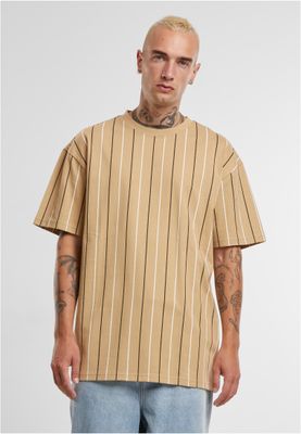 Printed Pinstripe Tee i klassisk stil