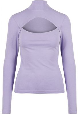Ladies Cut-Out Turtleneck Longsleeve