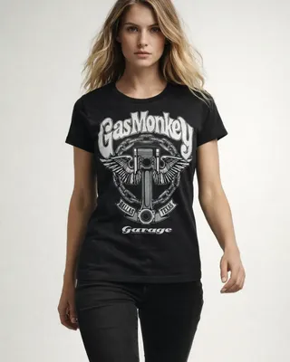 Gas Monkey Garage Big Piston Girly Tee