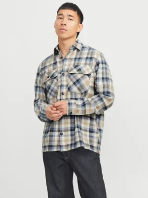 Rutig overshirt herr