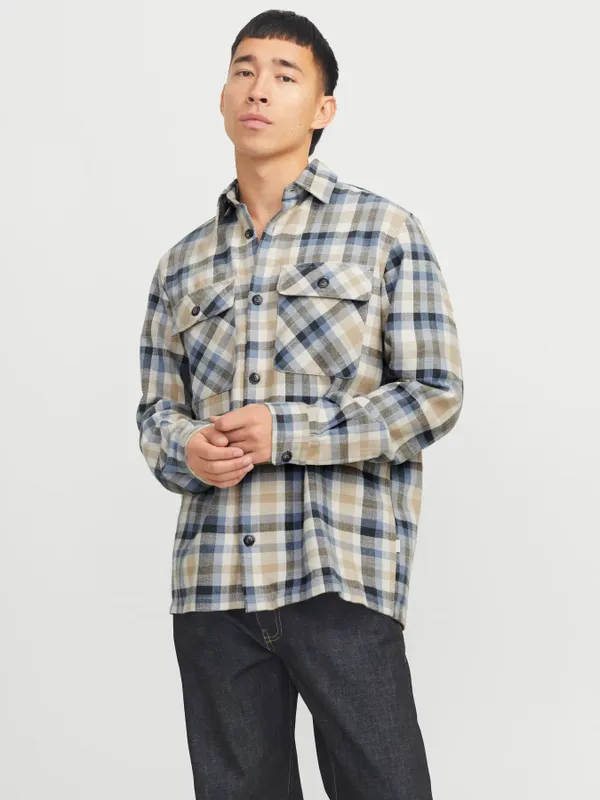 Rutig overshirt herr
