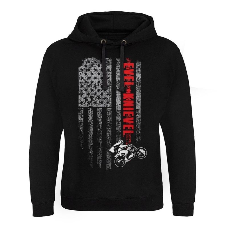 Evel Knievel Flag Epic Hoodie Men