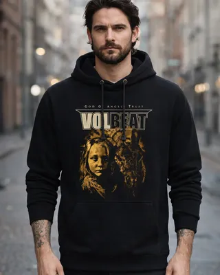 Volbeat God of Angels Trust Goat Huvtröja herr i svart