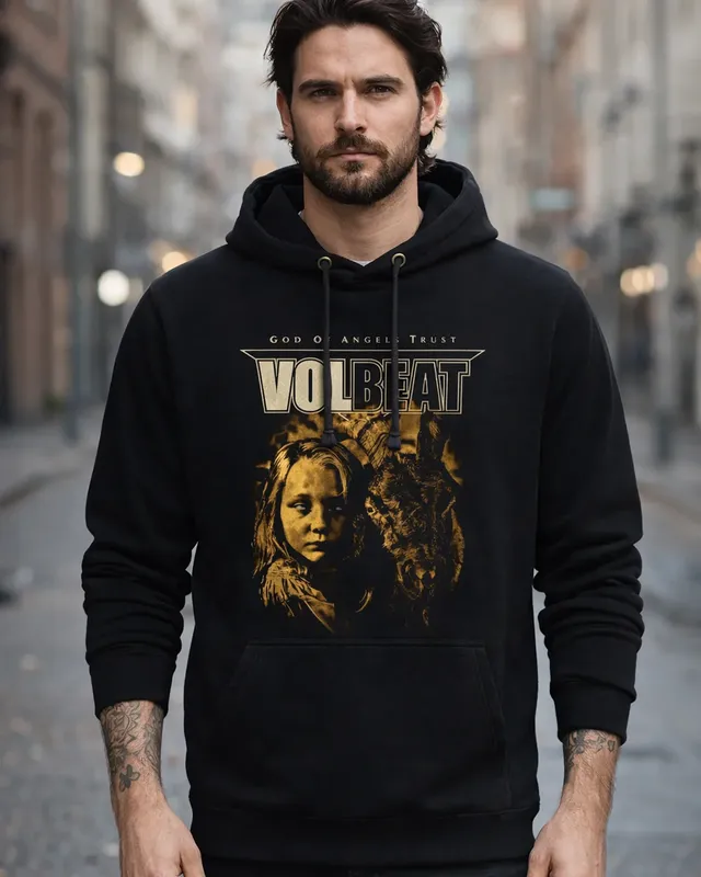 Volbeat God of Angels Trust Goat Huvtröja herr i svart