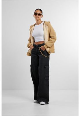 Ladies Bonded Sherpa Zip Hoody