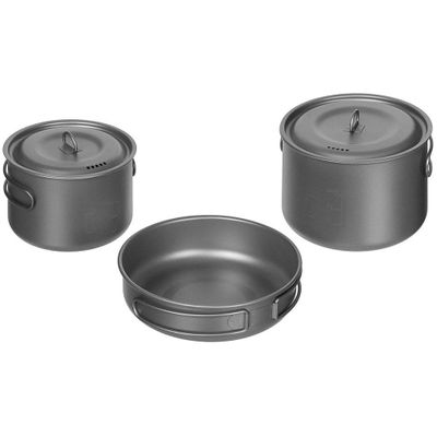 Mess kit - titanium - 5 parts