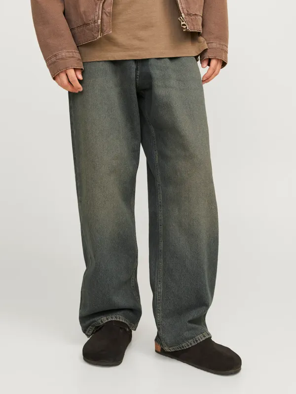 Loose fit jeans i blå denim - RON