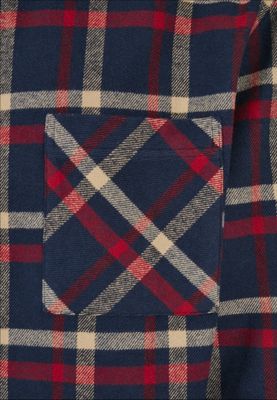 Oversize flannel skjorte herre