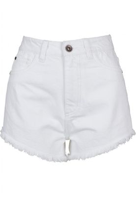Jeans shorts with high waist