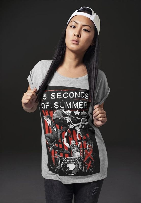 Five Seconds of Summer T-shirt dame