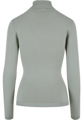 Elegant strikket sweater med rullekrave