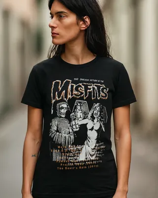 Misfits Shocking Return T-shirt dam i svart
