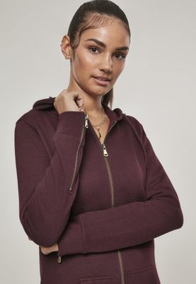 Long ziphoodie lady