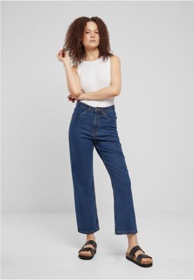 Short Straight Leg Jeans - Women's
