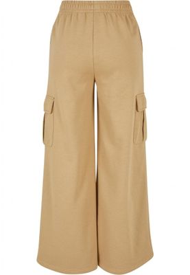 High waisted cargo style trousers for women