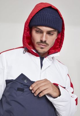 3-tone pullover padded jacket