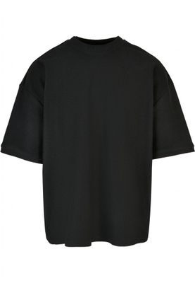 Ribbstickad t-shirt i kraftig frotté herr