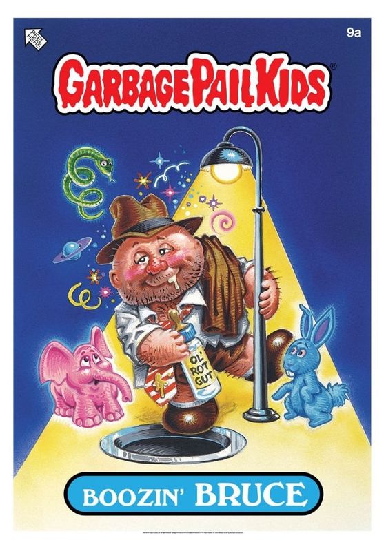 Garbage Pail Kids - Boozin' Bruce Poster