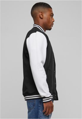 2-tone College Sweatjacket Jacka för herr – blk/wht
