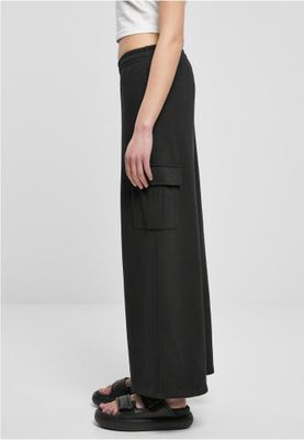 High waisted cargo style trousers for women