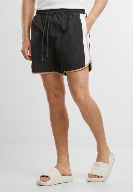 Badshorts i retrolook herr