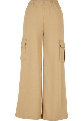 High waisted cargo style trousers for women