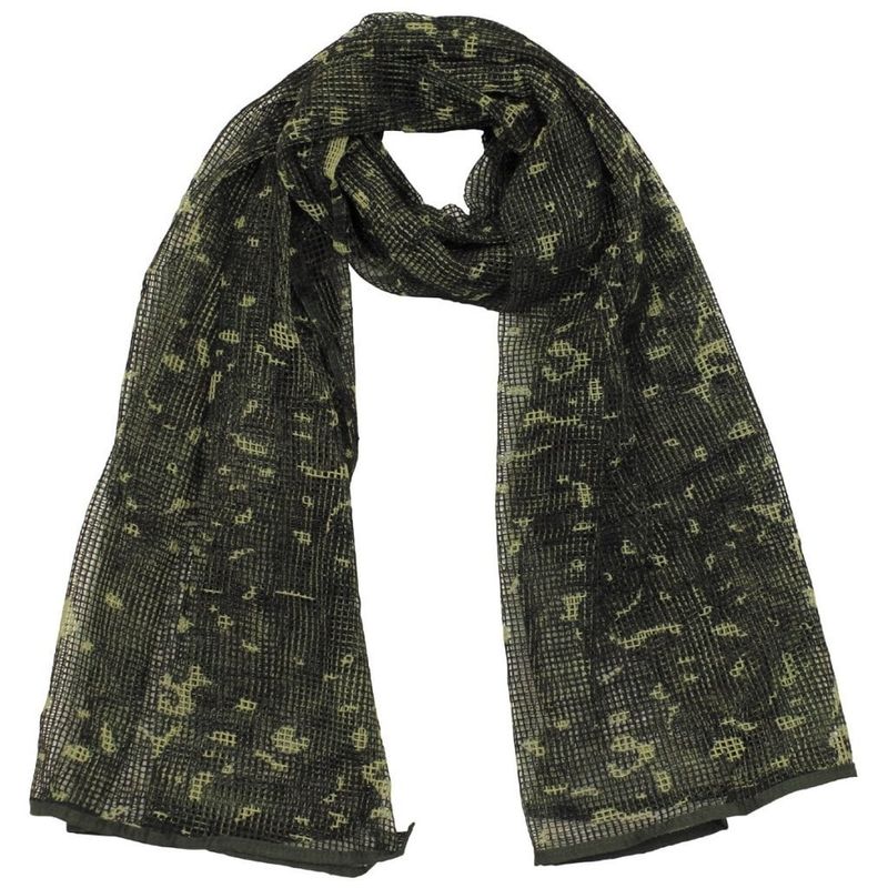 Net sjal scrim tørklæde BW camo