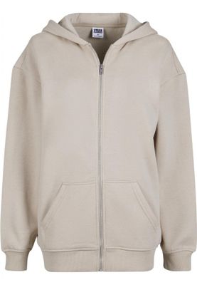 Ladies Oversized Zip Hoody