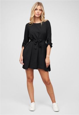 Black Turn-Up Dress